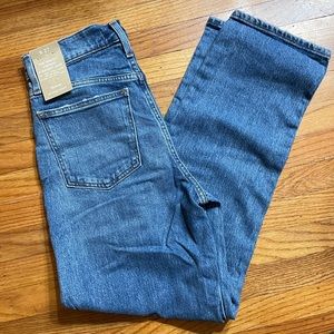 NWT Madewell vintage straight jeans